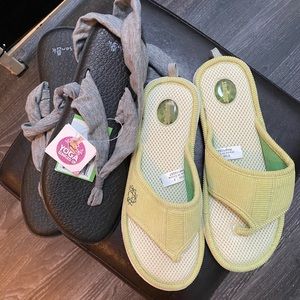 Two Pairs  New Summer Shoes